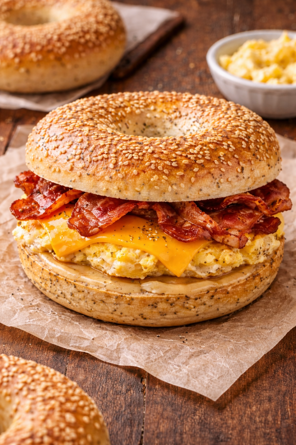 Bagel de Semillas de Sésamo