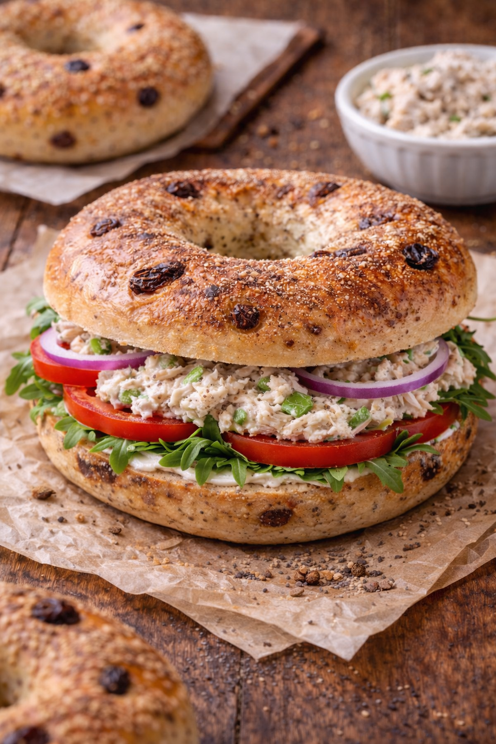 Bagel de Pasas